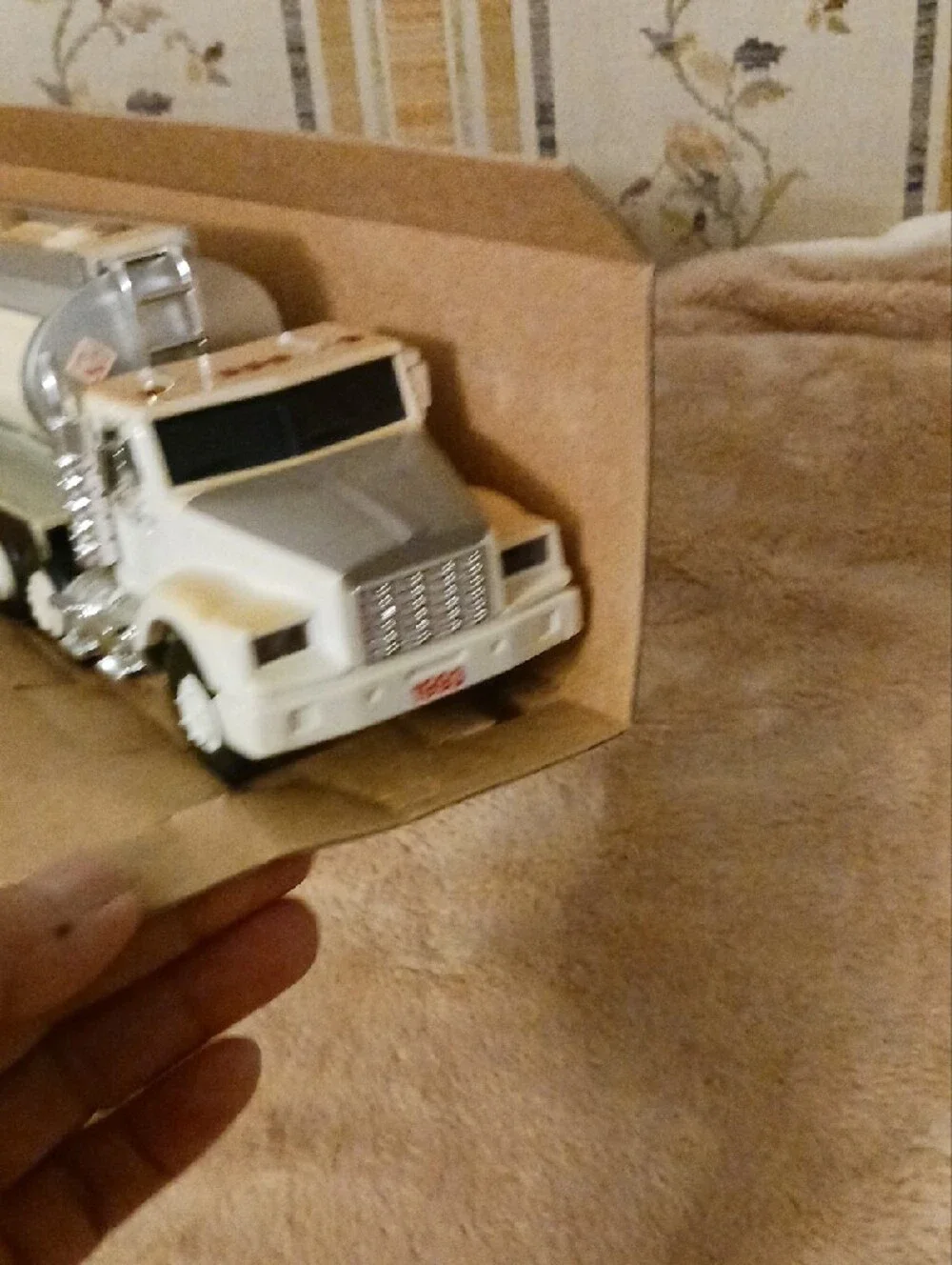 Red & Silver Toy Tanker Truck - Rely on the Tiger